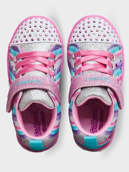 Кеди низькі Skechers Twinkle Toes: Sparkle Lite - Magical Rainbows модель 20275N GYMT — фото 4 - INTERTOP