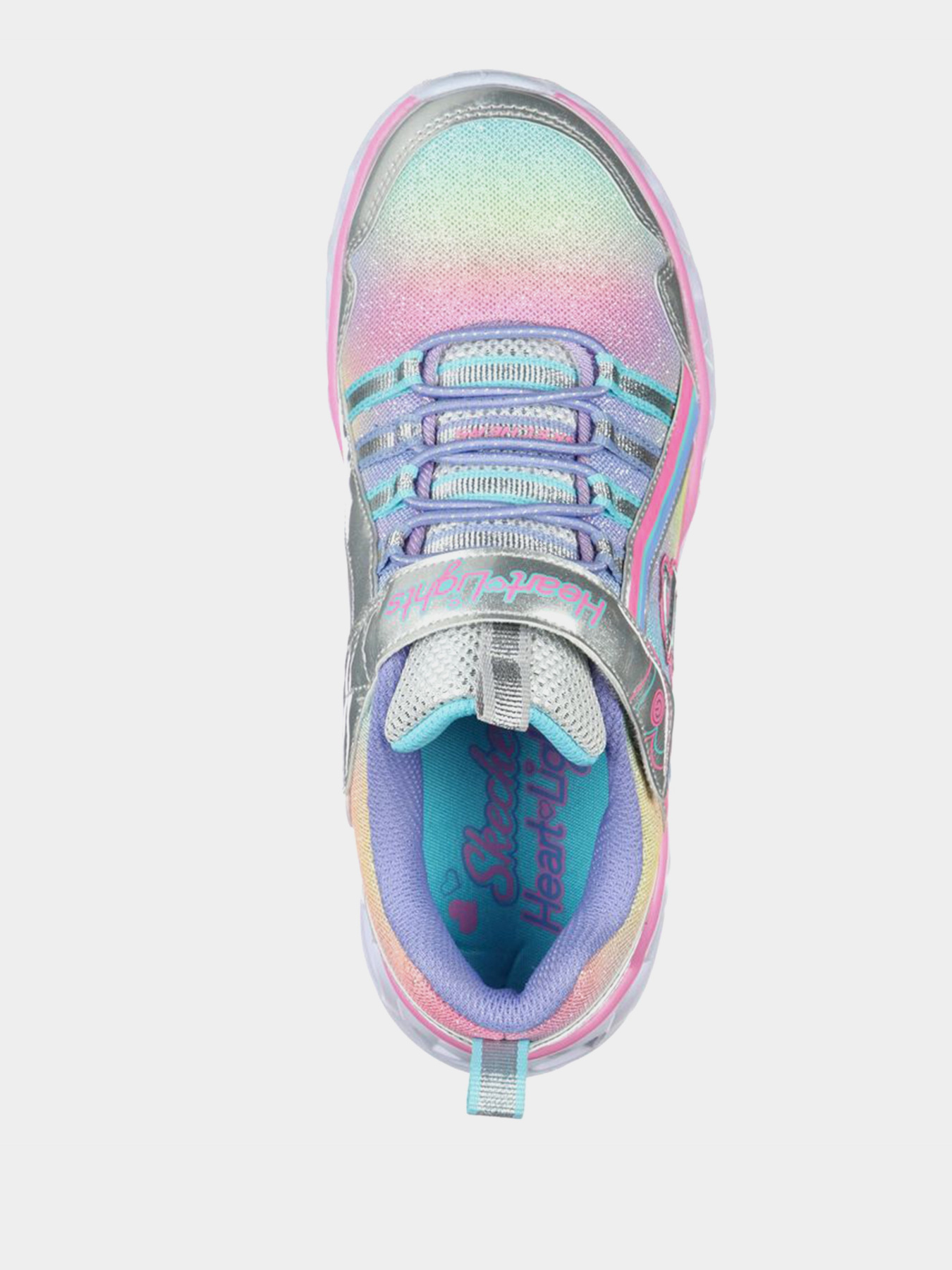 Кроссовки Skechers S Lights: Heart Lights - Rainbow Lux модель 302308L SMLT Фото