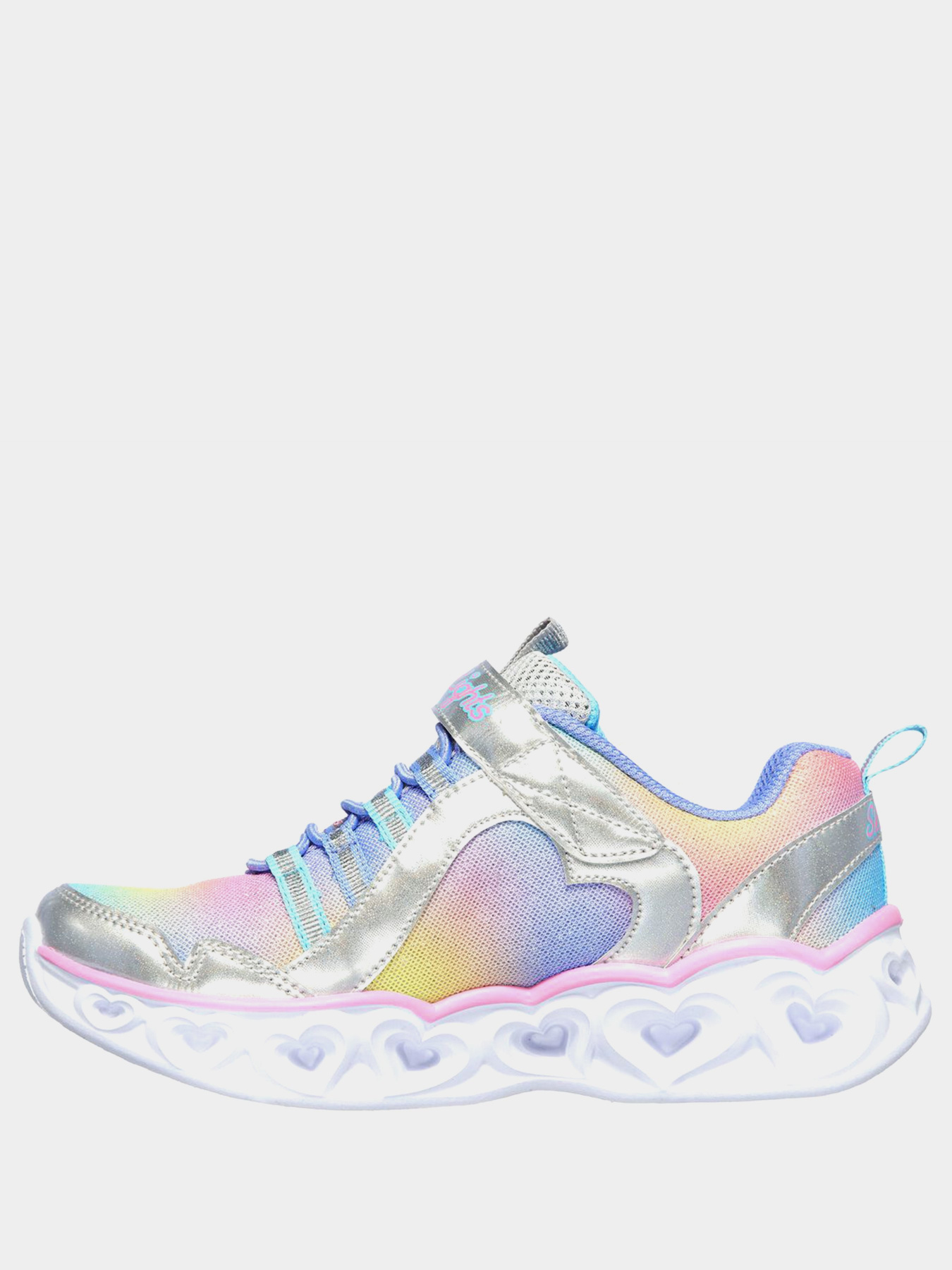Кроссовки повседневные Skechers S Lights: Heart Lights - Rainbow Lux модель 302308L SMLT Фото