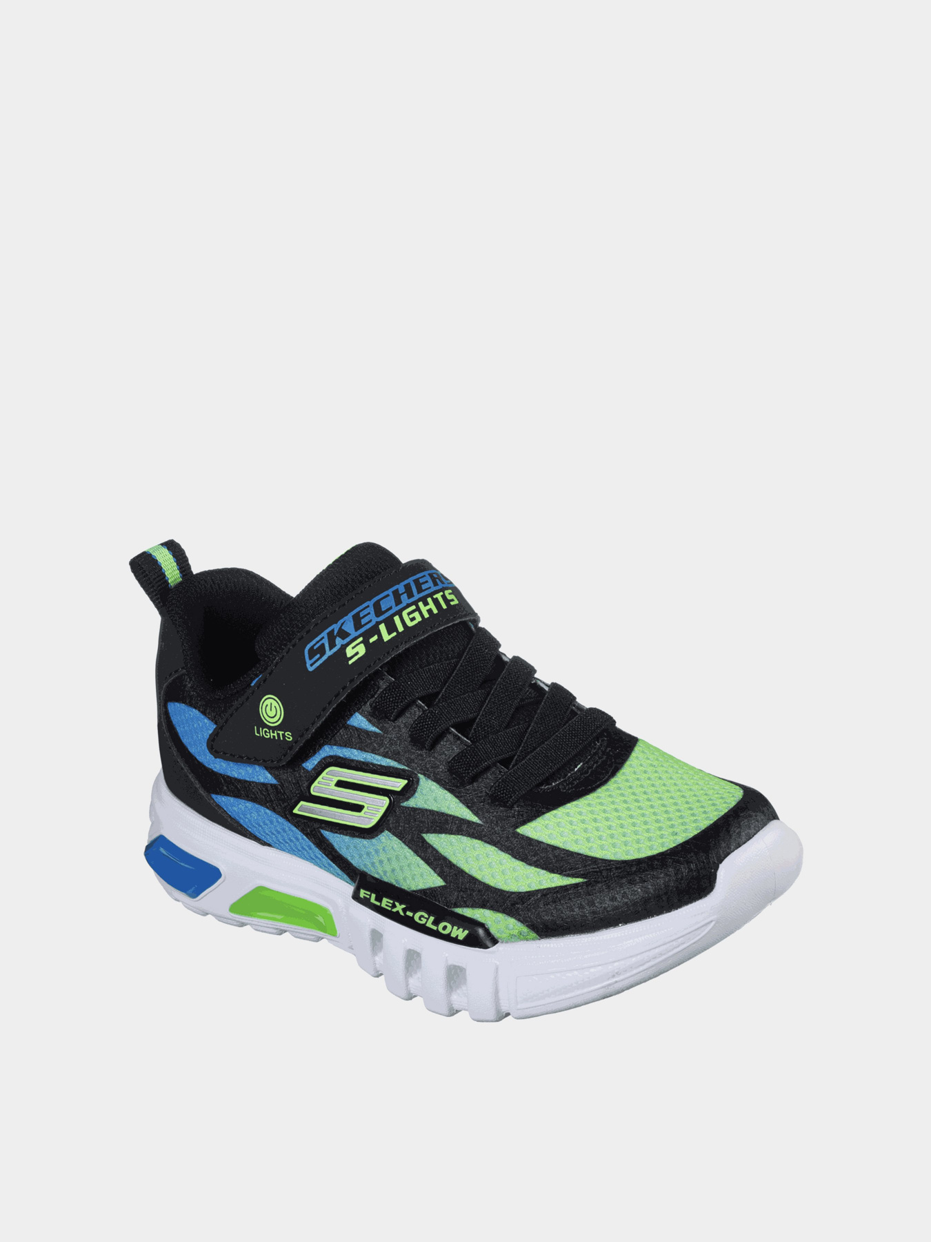 Кроссовки повседневные Skechers S Lights: Flex-Glow - Dezlo модель 400016N BBLM Фото