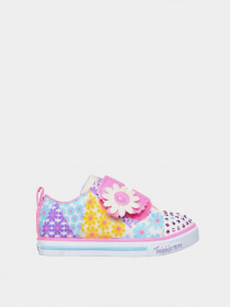 Кеды низкие Skechers Twinkle Toes®: Sparkle Lite - Mini Blooms модель 314762N WMLT Фото