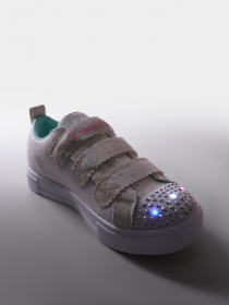 Кеды низкие Skechers Twinkle Toes: Twinkle Sparks -Shining Hearts модель 314798L WMLT Фото