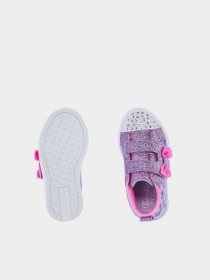Кеды низкие Skechers Twinkle Toes Lighted - Twinkle Sparks and Hearts модель 314799N PRMT Фото