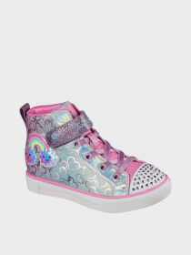 Кеды высокие Skechers Twinkle Toes: Twinkle Sparks - Magic-Tastic модель 314794L MLT Кеды высокие Skechers Twinkle Toes: Twinkle Sparks - Magic-Tastic модель 314794L MLT Фото