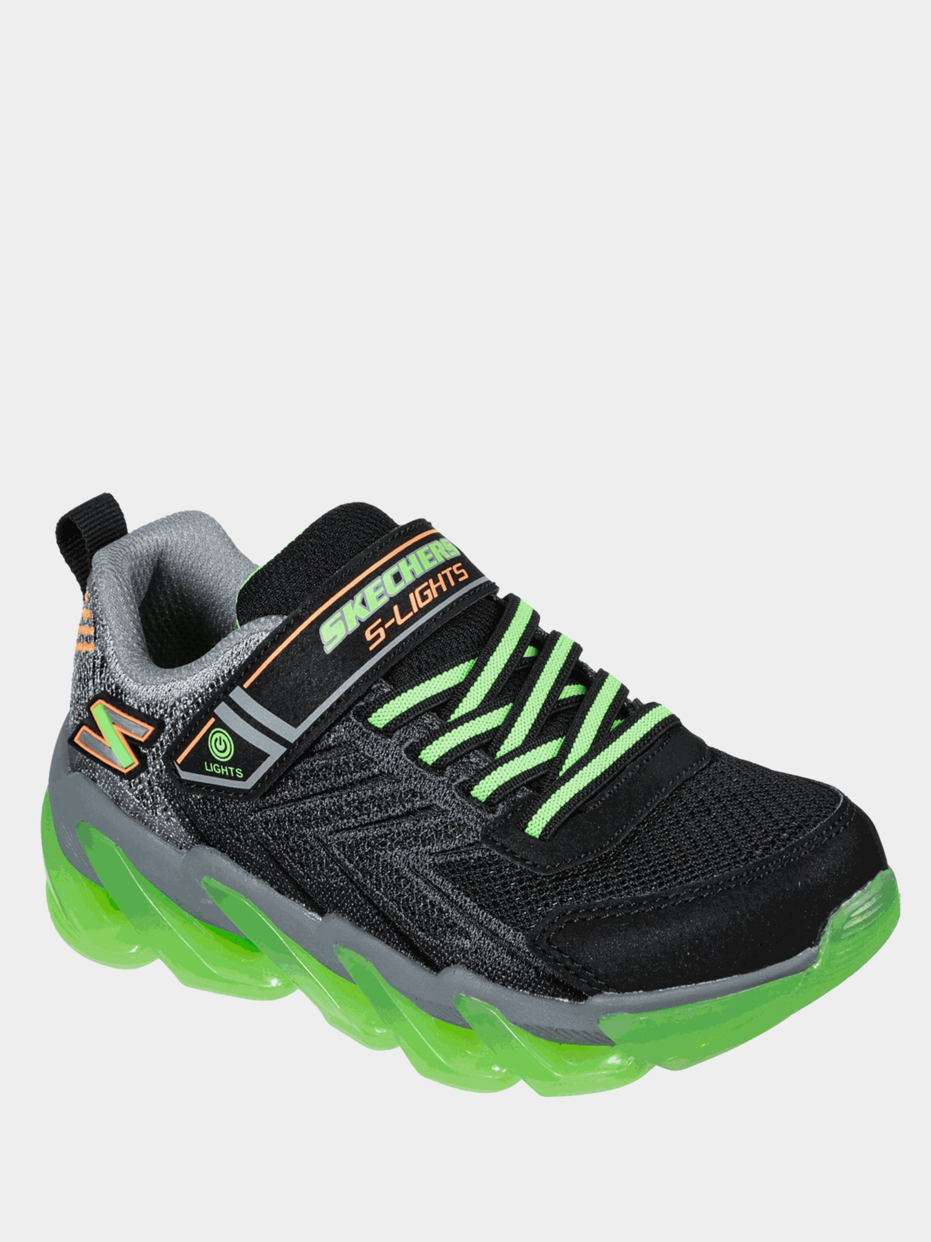 Кросівки Skechers S Lights модель 400130L BKLM Фото