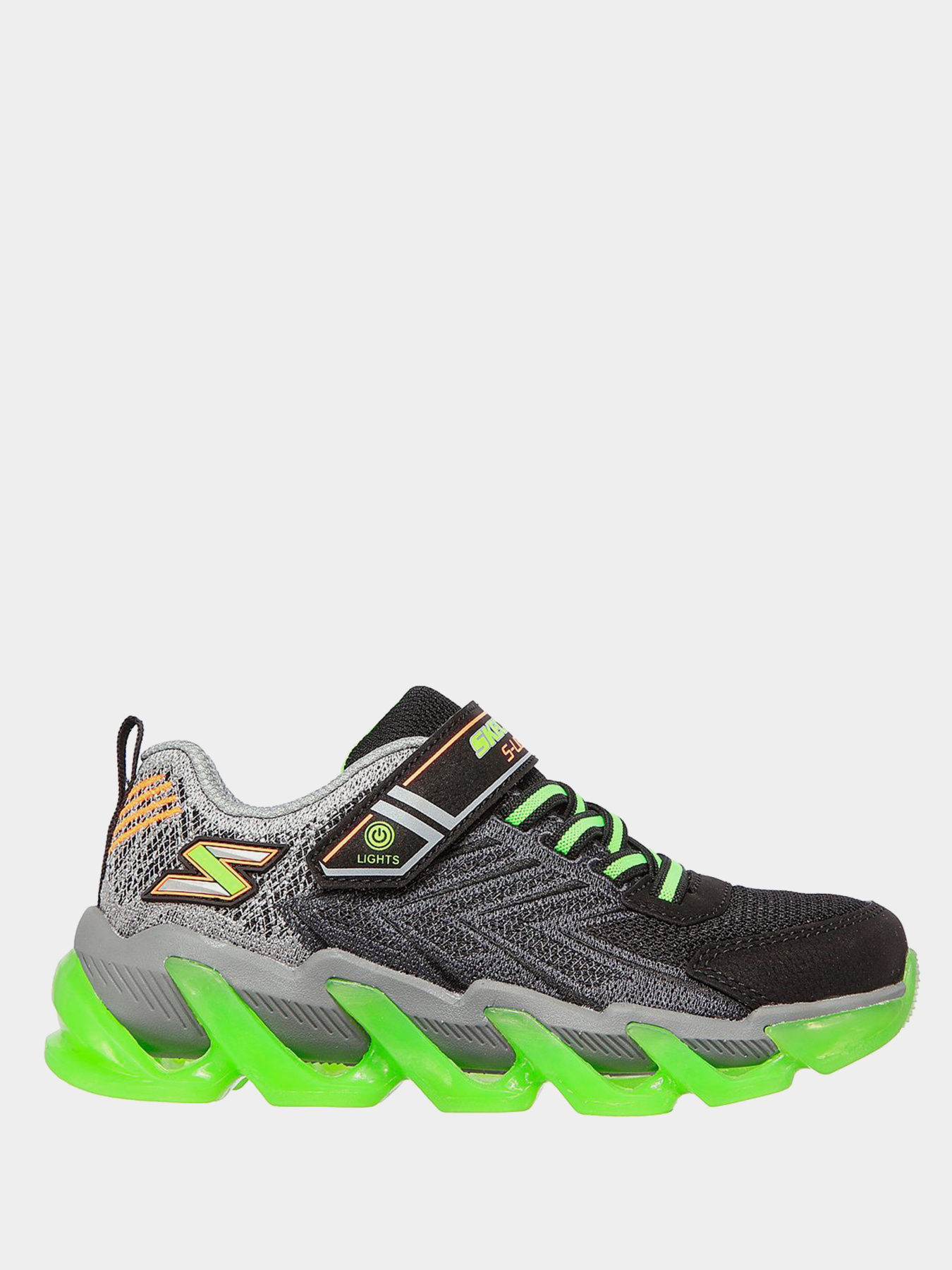 Кроссовки повседневные Skechers S Lights модель 400130L BKLM Фото