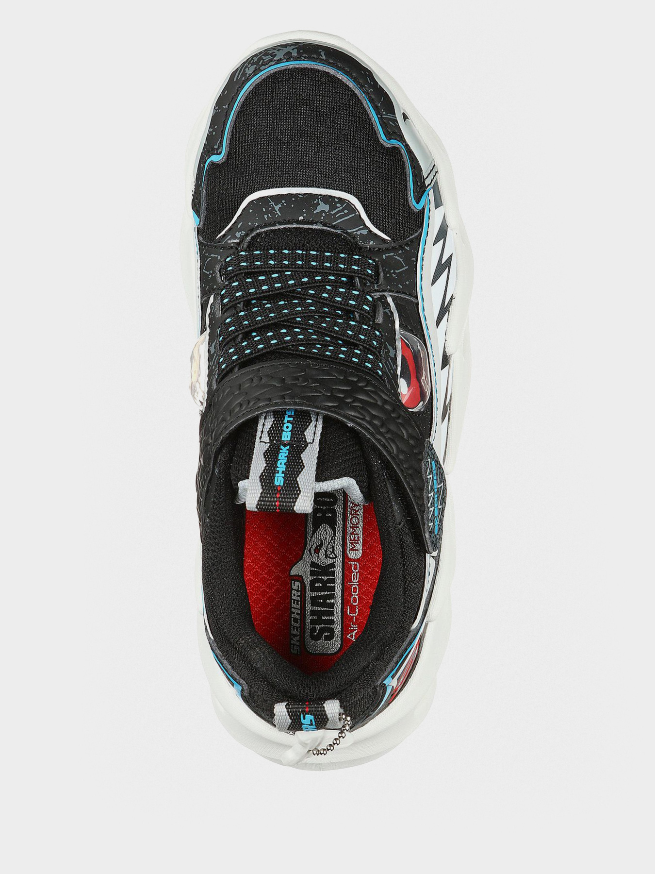 Кроссовки повседневные Skechers Shark Bots Surf Patrol модель 402112L BKW Фото