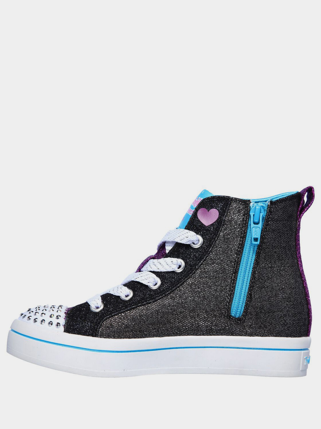 Кеды высокие Skechers Twinkle Toes модель 20234L BKMT Фото
