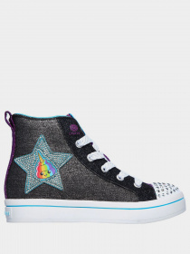 Кеды высокие Skechers Twinkle Toes модель 20234L BKMT Фото
