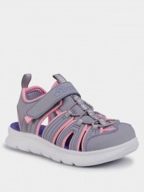 Сандалии Skechers C-Flex Sandal 2.0 - Playful Trek модель 302100L GYPK Фото