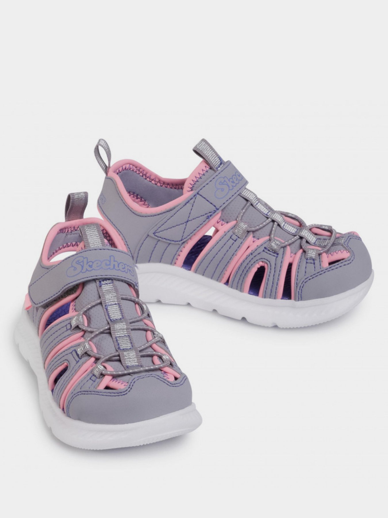 Сандалии Skechers C-Flex Sandal 2.0 - Playful Trek модель 302100L GYPK Фото