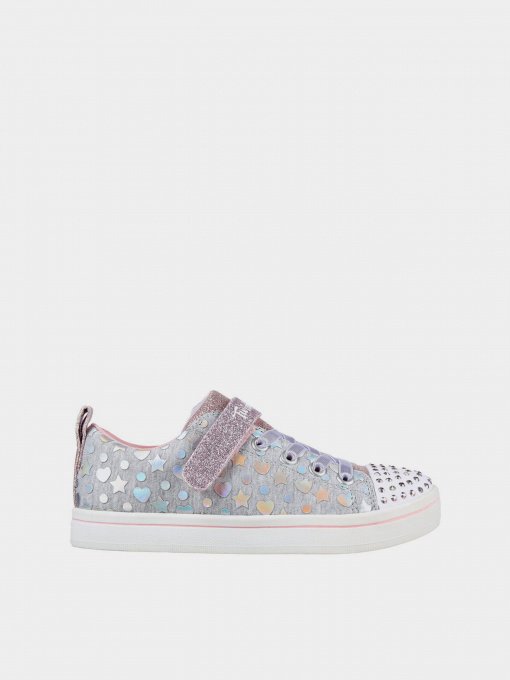 Кеди низькі Skechers TWINKLE TOES: SPARKLE RAYZ - HEATHER & SHINE модель 314846L GYMT Фото