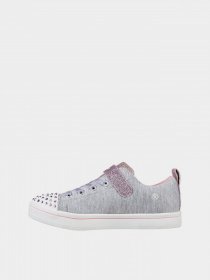 Кеды низкие Skechers TWINKLE TOES: SPARKLE RAYZ - HEATHER & SHINE модель 314846L GYMT Фото