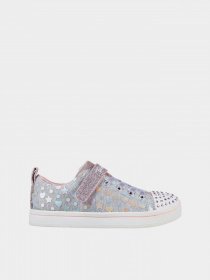 Кеды низкие Skechers TWINKLE TOES: SPARKLE RAYZ - HEATHER & SHINE модель 314846L GYMT Фото