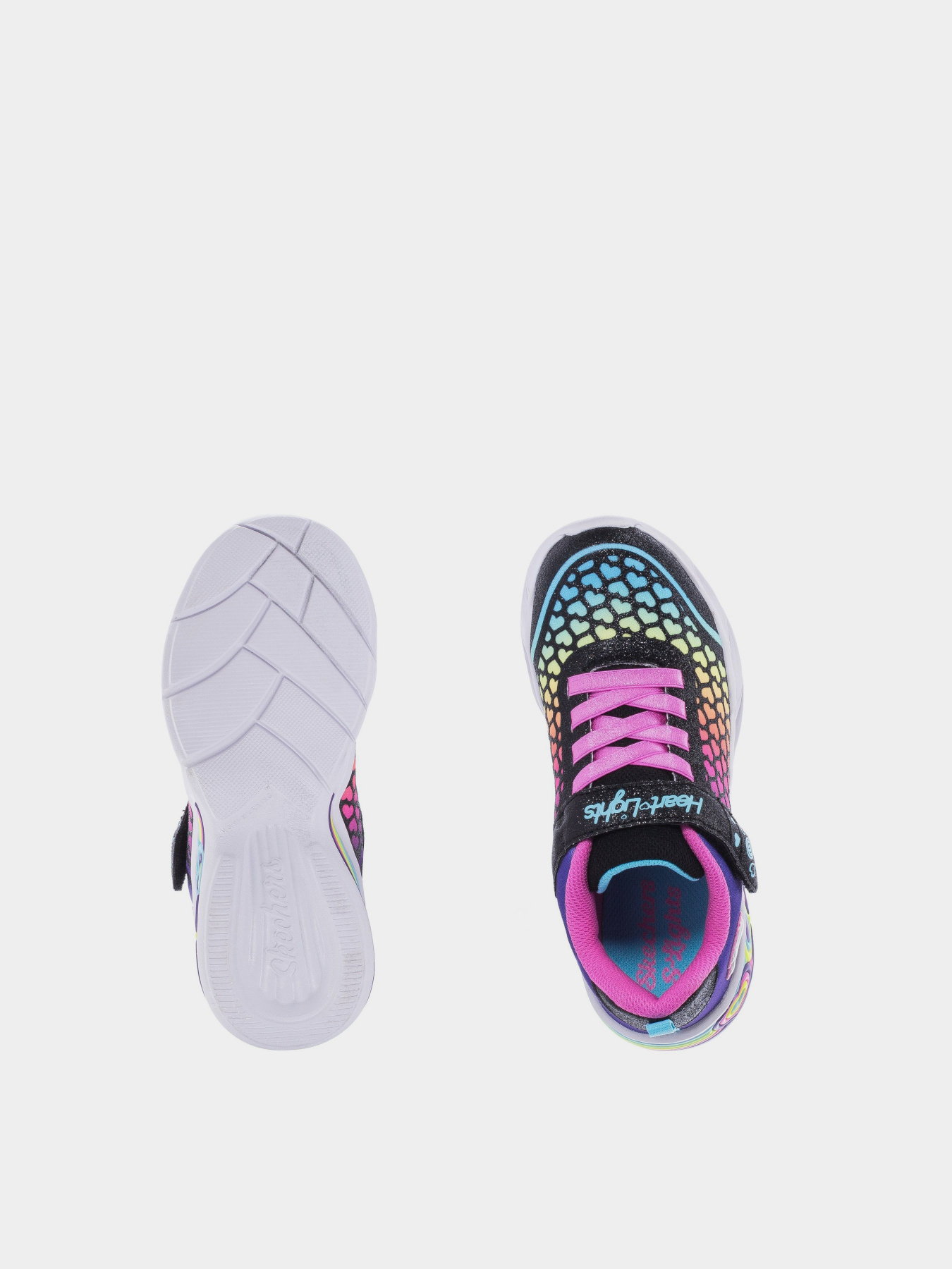 Кросівки повсякденні Skechers Heart Lights Sweetheart Lights модель 302312L BKMT Фото