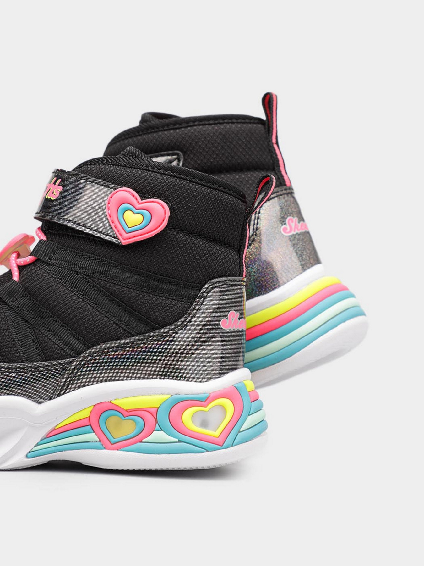 Ботинки Skechers Sweetheart Lights - Love to Shine модель 302661N BKHP Фото