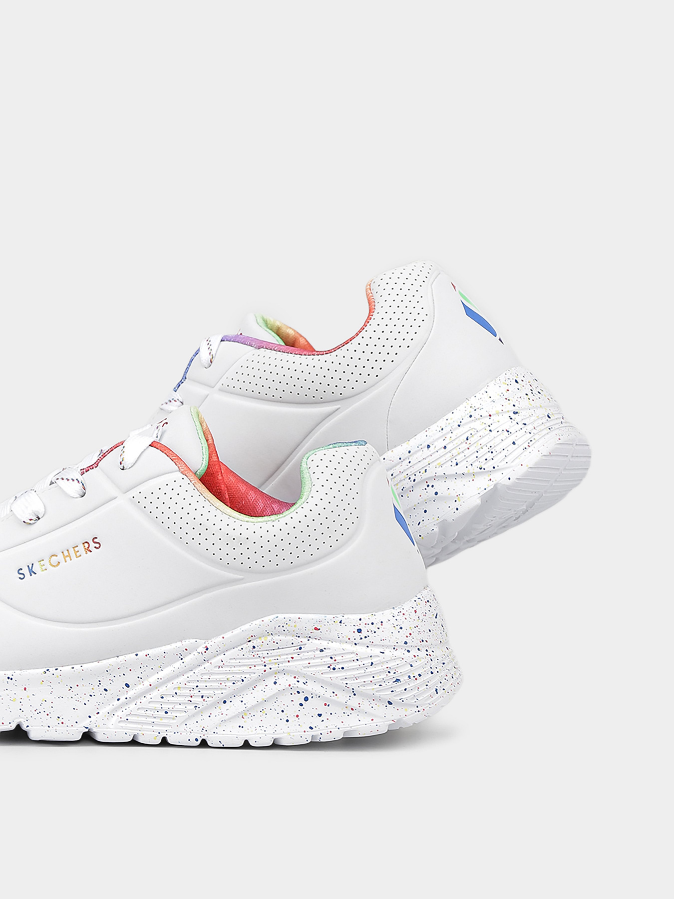 Кроссовки повседневные Skechers Uno Lite - Rainbow Speck модель 310456L WMLT Кроссовки повседневные Skechers Uno Lite - Rainbow Speck модель 310456L WMLT Фото