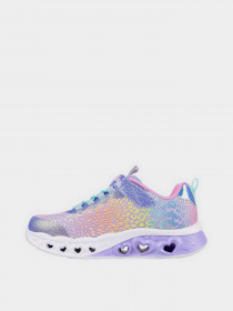Кросівки Skechers Flutter Heart Lights - Loves Wild модель 302314L LVMT Фото