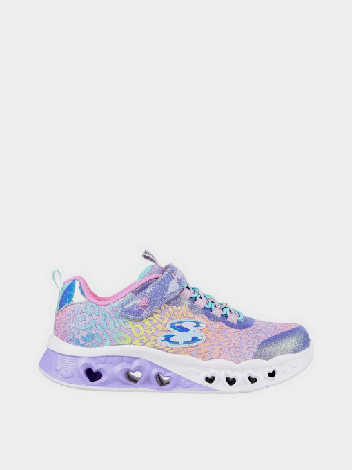 Кроссовки Skechers Flutter Heart Lights - Loves Wild модель 302314L LVMT Фото