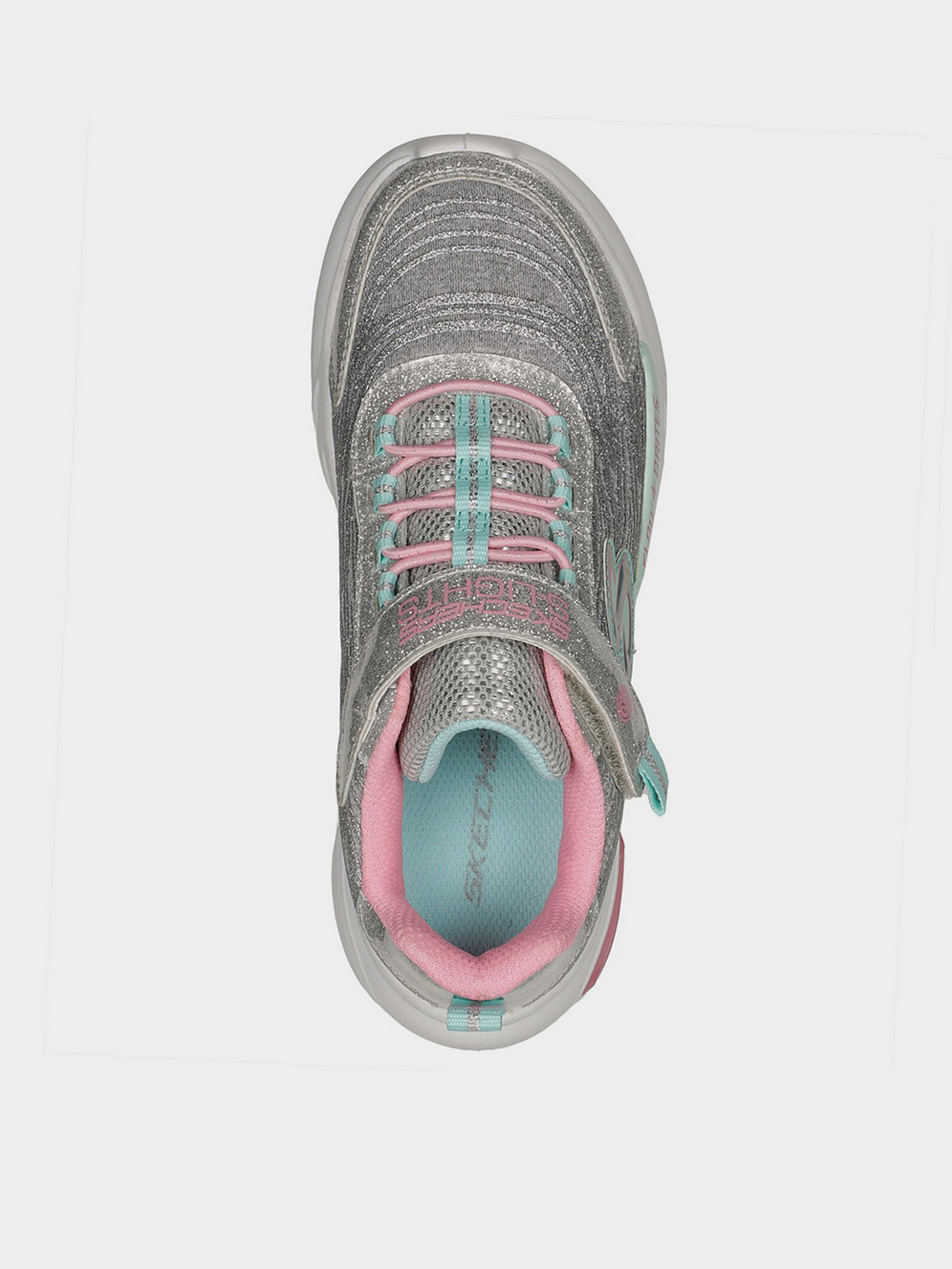 Кроссовки Skechers Glow-Brites - Dazzle Force модель 302322L LTGY Фото