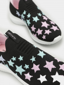 Слипоны Skechers Ultra Flex-Starry модель 302260L BKMT Фото