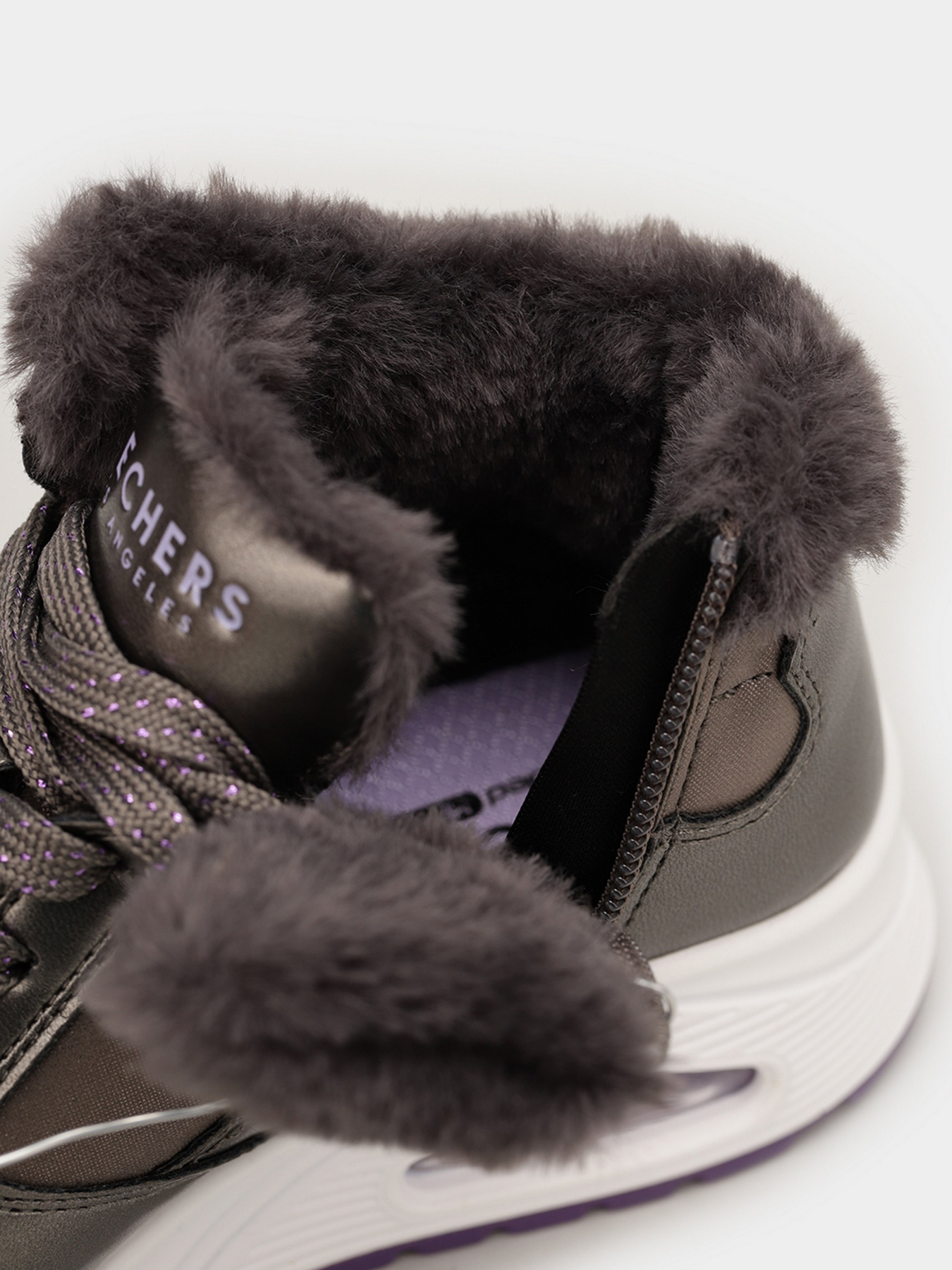 Ботинки Skechers UNO - COZY ON AIR модель 310518L GUN Фото