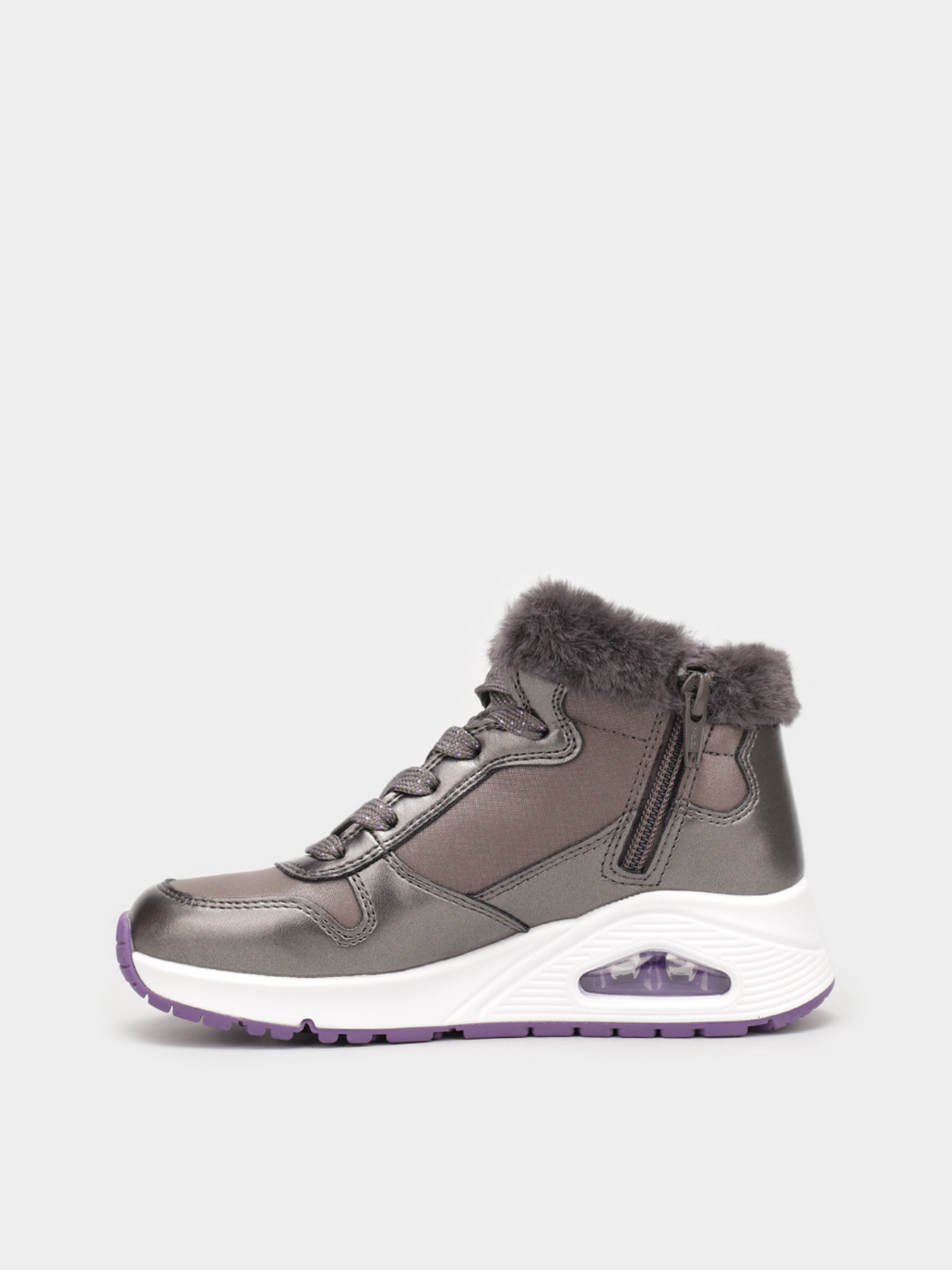 Черевики Skechers UNO - COZY ON AIR модель 310518L GUN Черевики Skechers UNO - COZY ON AIR модель 310518L GUN Фото