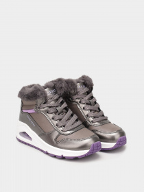 Черевики Skechers UNO - COZY ON AIR модель 310518L GUN Черевики Skechers UNO - COZY ON AIR модель 310518L GUN Фото