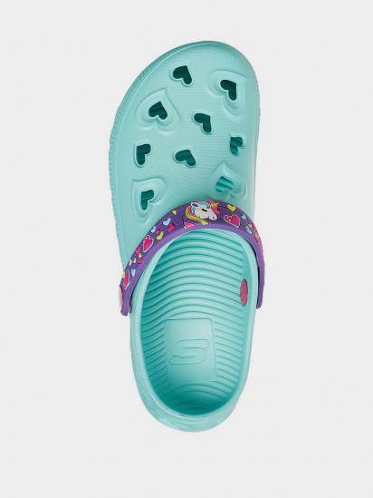 Сабо Skechers Light Hearted - Unicorns & Sunshine модель 308023L TURQ — фото 5 - INTERTOP