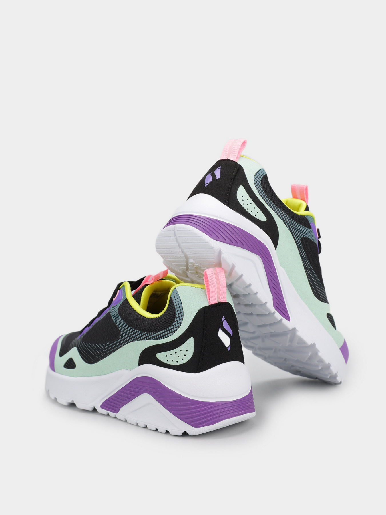Кроссовки повседневные Skechers Uno Lite - Color Pops модель 310470L BKMT Фото