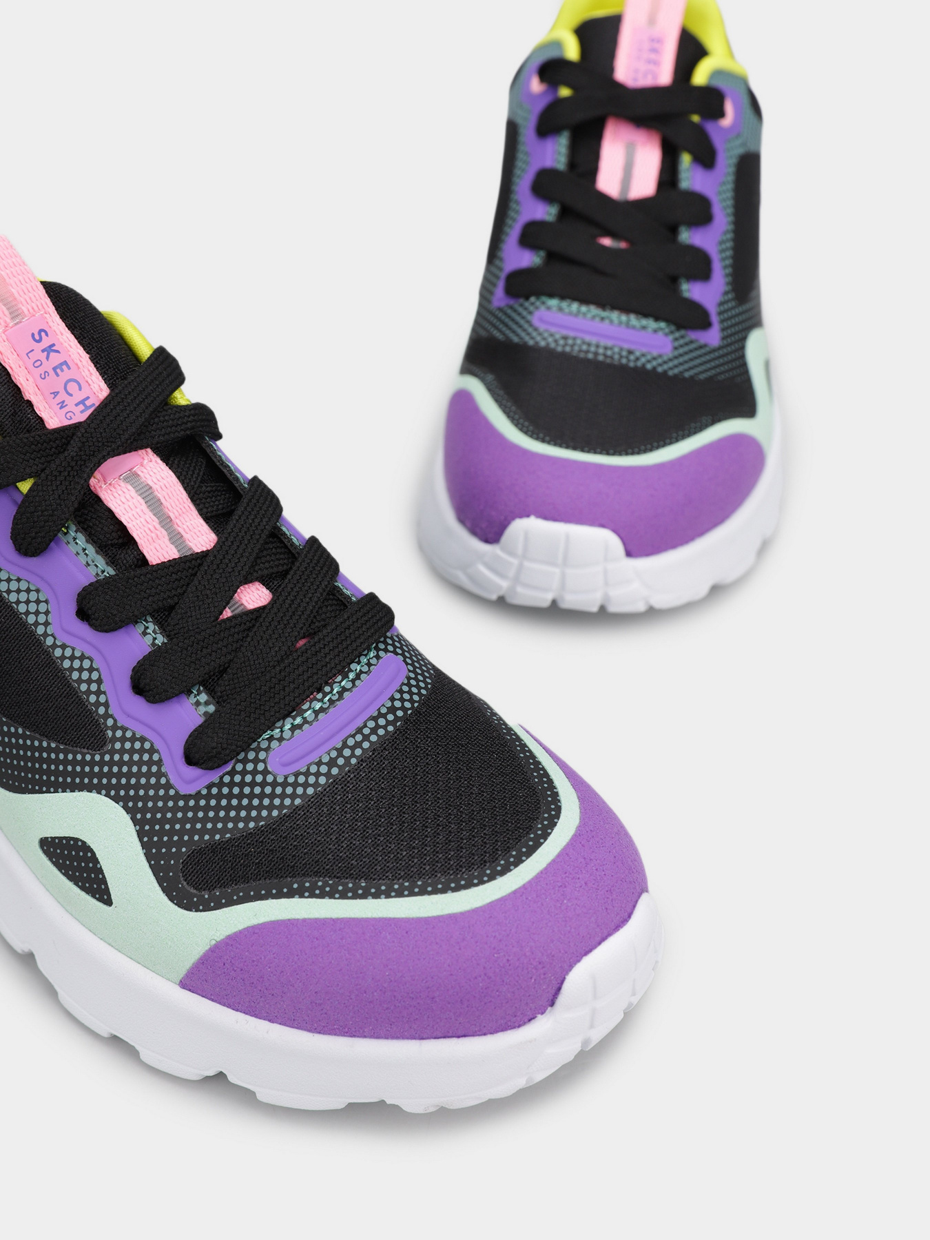 Кроссовки повседневные Skechers Uno Lite - Color Pops модель 310470L BKMT Фото