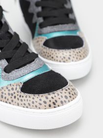 Кеды высокие Skechers Sidestreet - Fierce Remix модель 310076L BKMT Кеды высокие Skechers Sidestreet - Fierce Remix модель 310076L BKMT Фото