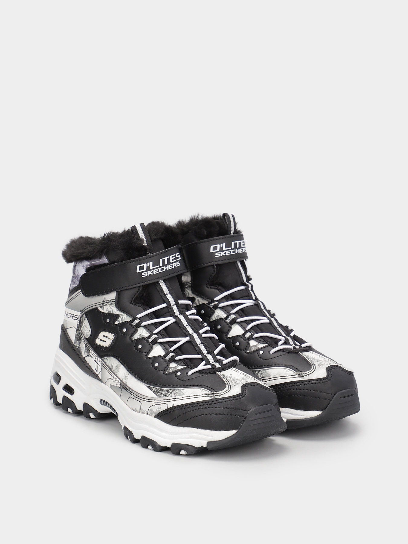 Ботинки Skechers D’Lites модель 302532L BKW Фото