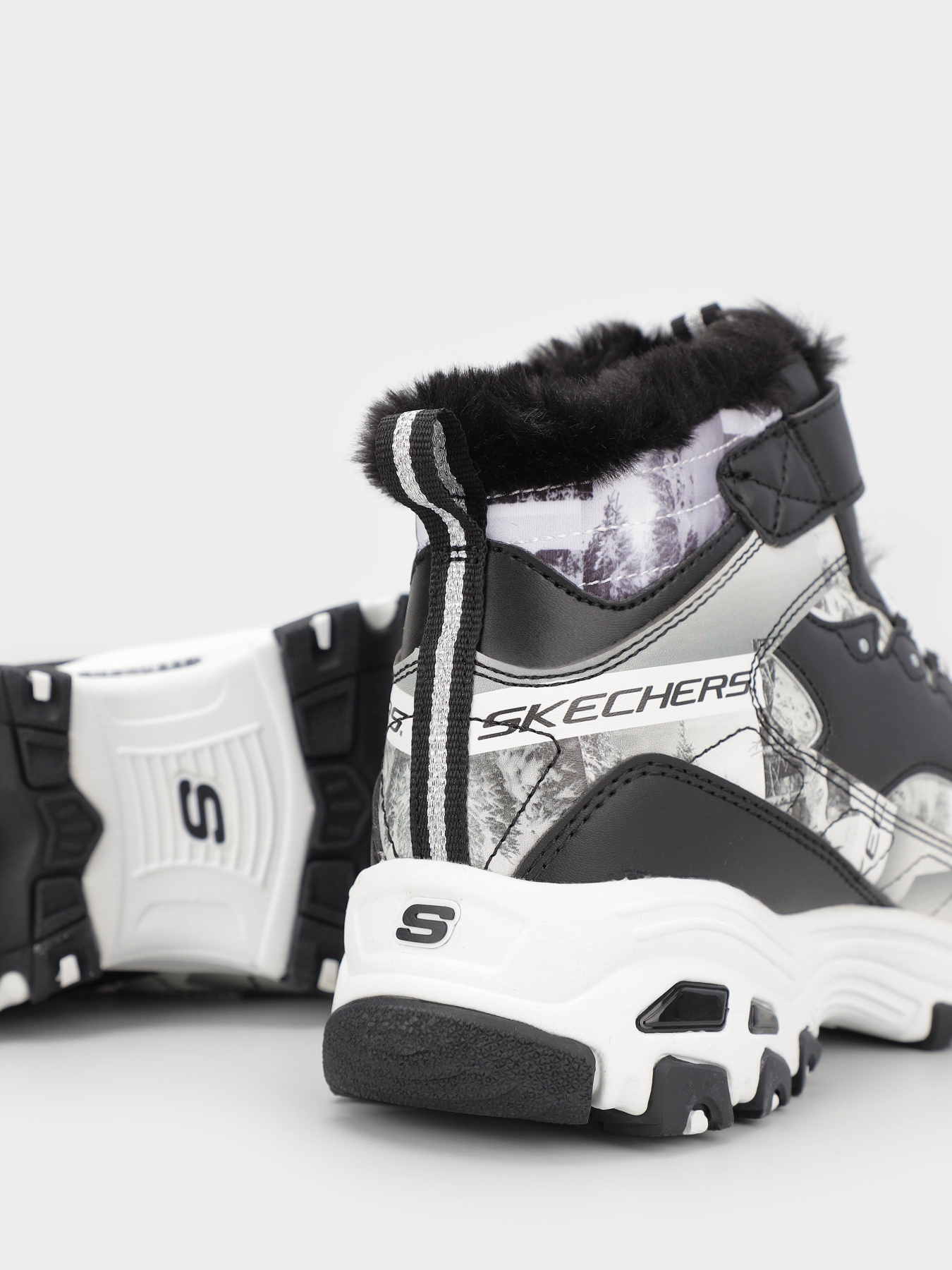 Ботинки Skechers D’Lites модель 302532L BKW Фото