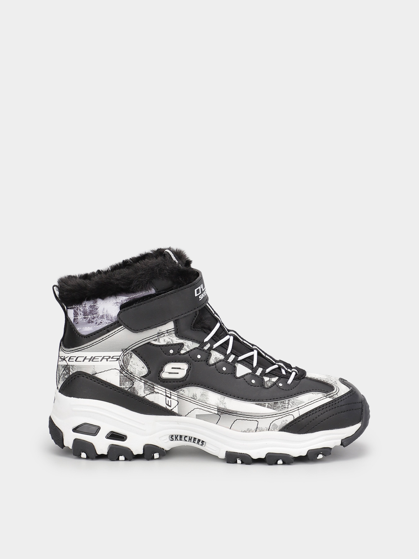 Ботинки Skechers D’Lites модель 302532L BKW Фото