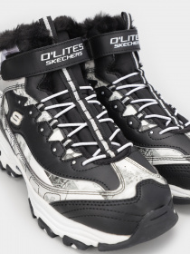 Ботинки Skechers D’Lites модель 302532L BKW Фото