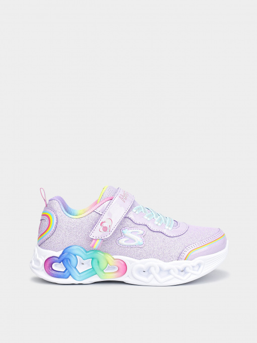 Кроссовки повседневные Skechers Infinite Heart Lights - Love Prism модель 303751L LVMT Фото