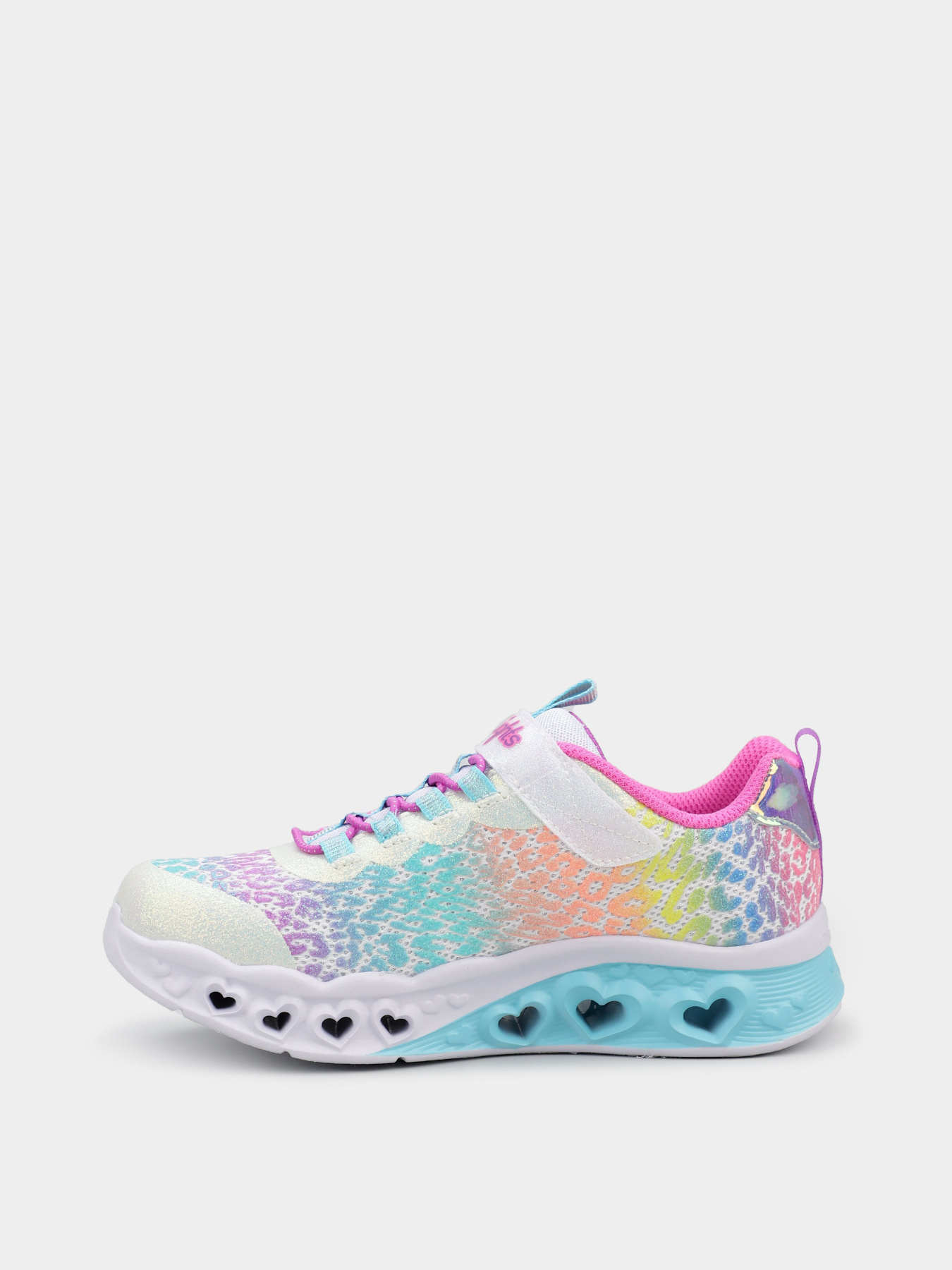 Кроссовки для бега Skechers Flutter Heart Lights - Loves Wild модель 302314L WMLT Фото
