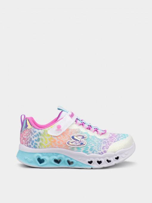 Кроссовки для бега Skechers Flutter Heart Lights - Loves Wild модель 302314L WMLT Фото