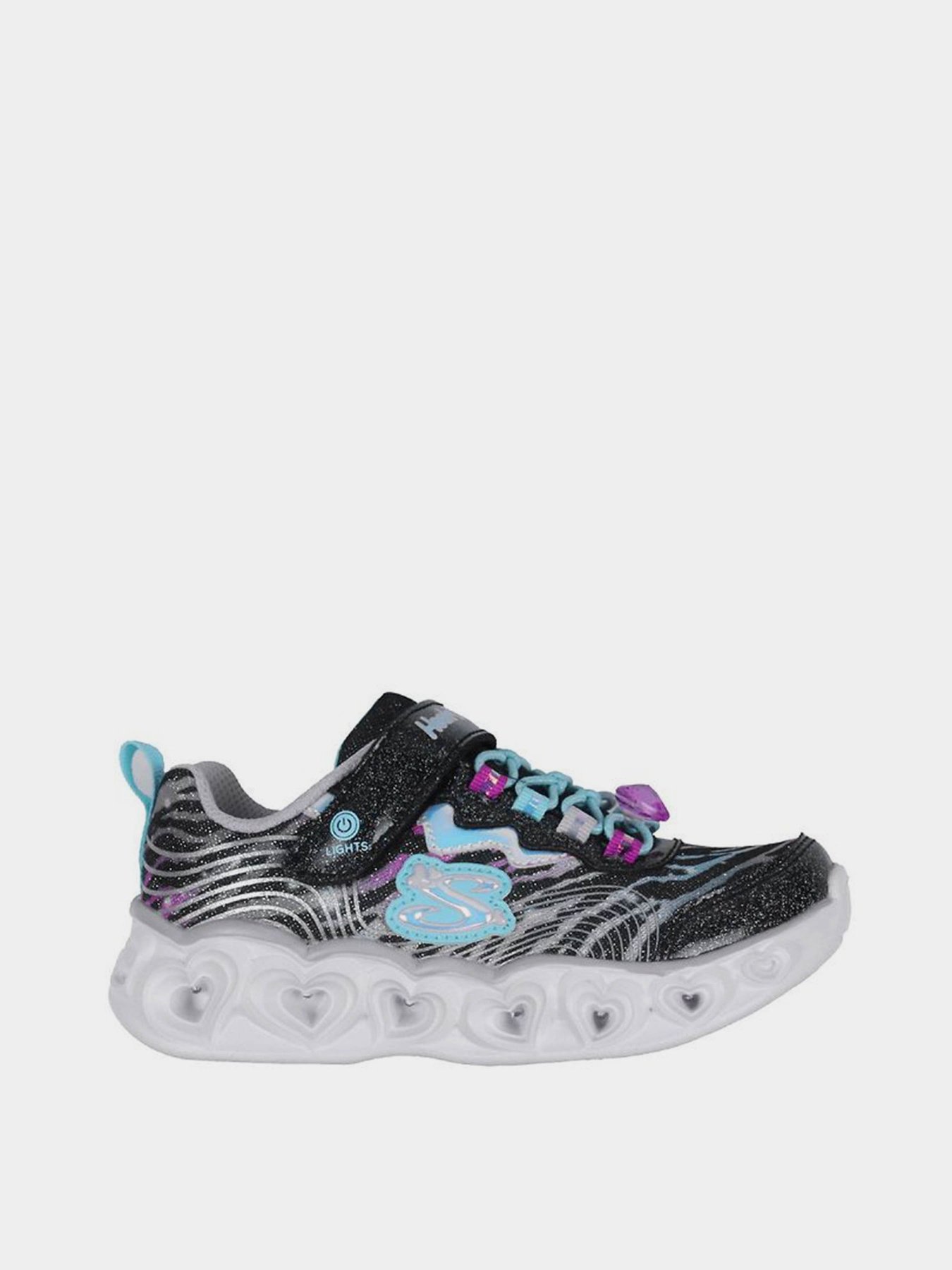 Кроссовки Skechers S-Lights: Heart Lights модель 302316L BKMT Фото