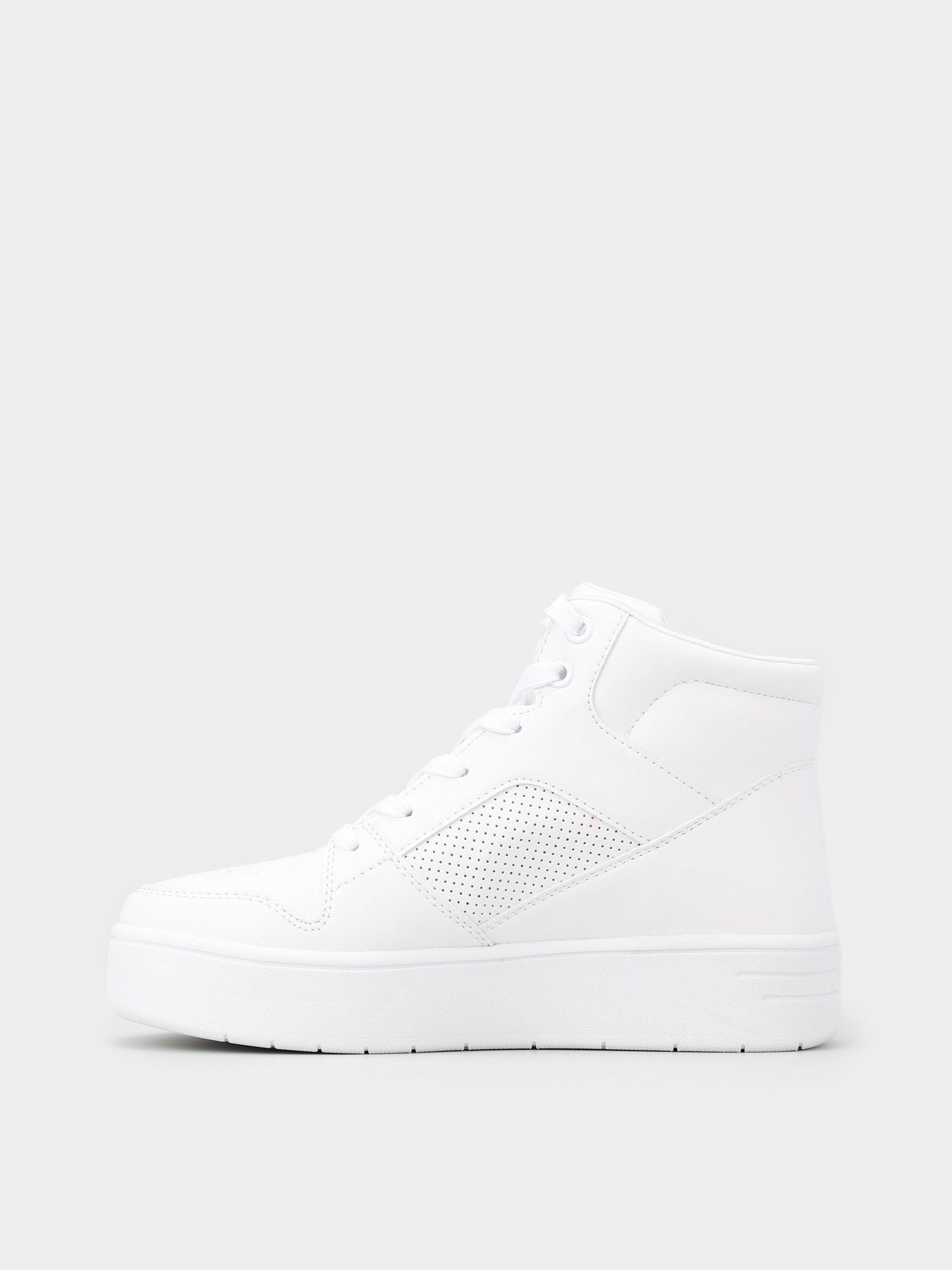 Кеды высокие Skechers Court High - Color Voltage модель 310198L WHT Фото