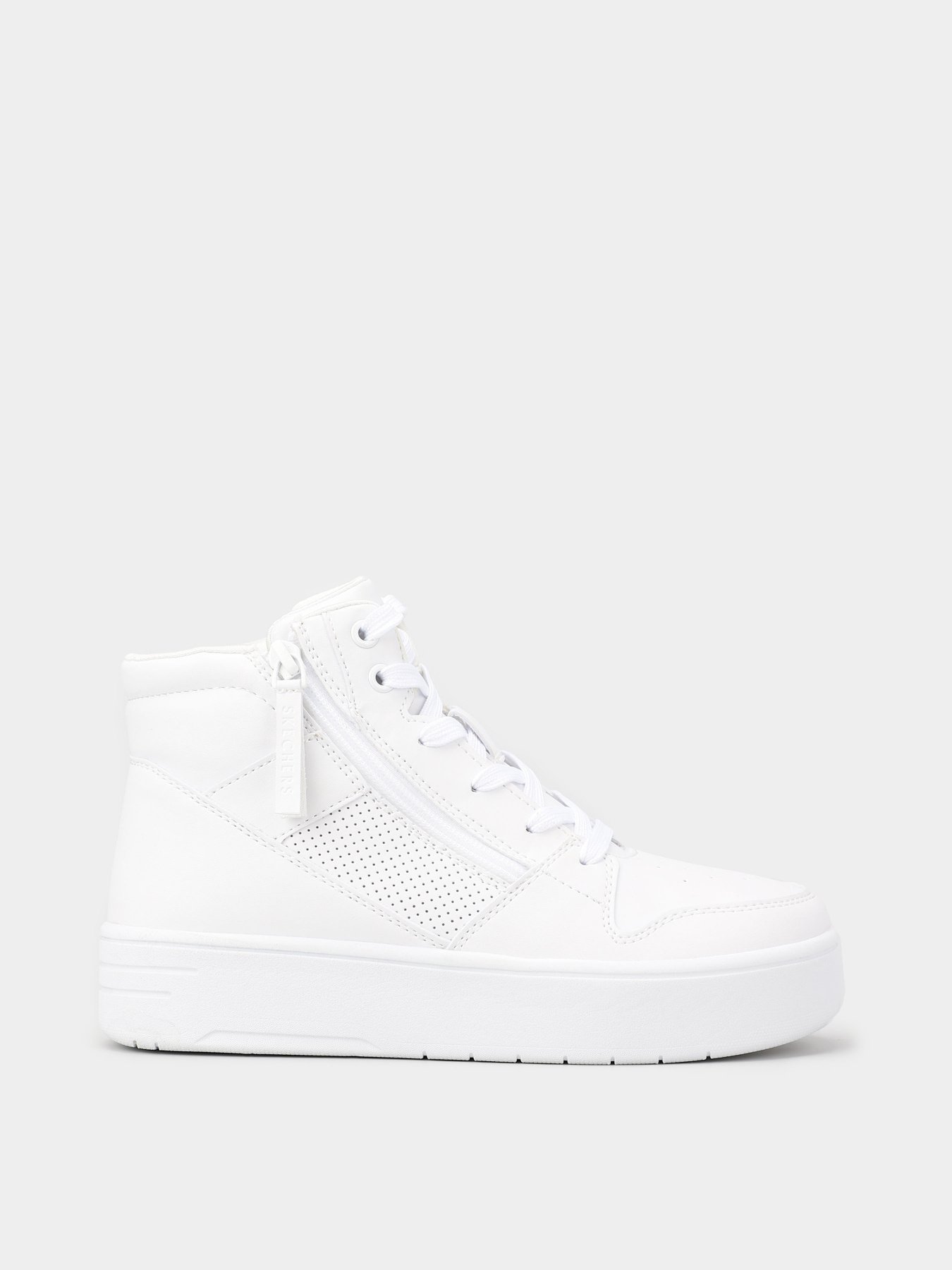 Кеды высокие Skechers Court High - Color Voltage модель 310198L WHT Фото