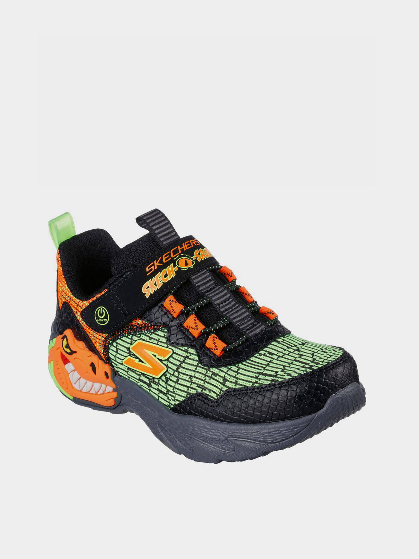 Кросівки повсякденні Skechers Skech-O-Saurus - Dino-Lights модель 400615L BKOR Фото