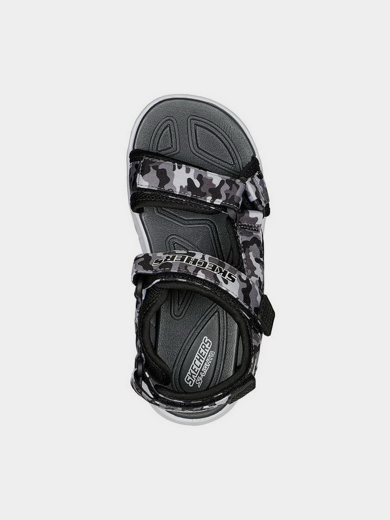 Сандалии Skechers S Lights: Hypno-Splash - Sun Breaks модель 400077L BKGY Фото