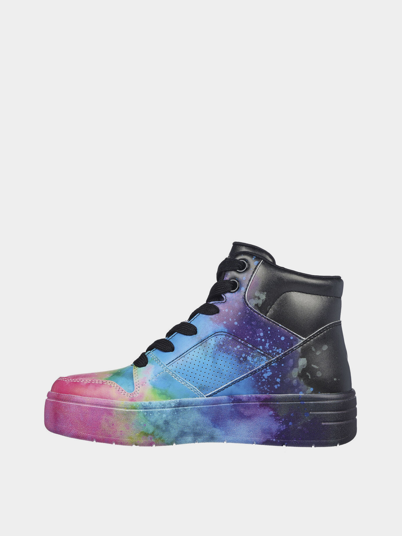 Кеды высокие Skechers Skechers Court High - Electric Splash модель 310195L BKMT Фото