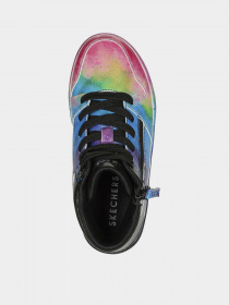 Кеды высокие Skechers Skechers Court High - Electric Splash модель 310195L BKMT Фото
