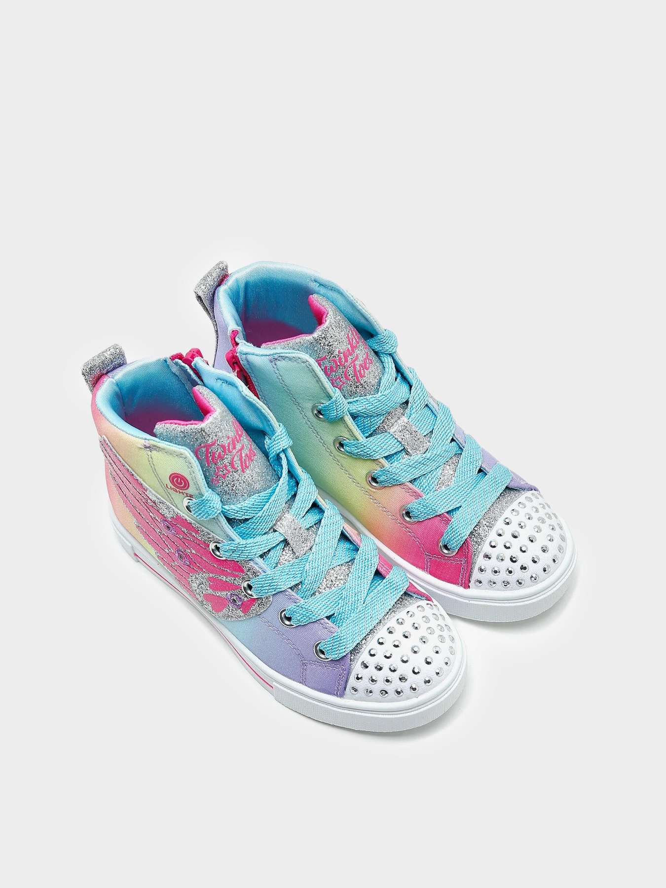 Кеды высокие Skechers Twinkle Sparks - Wing Charm модель 314785L MLT Фото