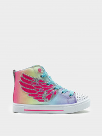 Кеды высокие Skechers Twinkle Sparks - Wing Charm модель 314785L MLT Кеды высокие Skechers Twinkle Sparks - Wing Charm модель 314785L MLT Фото