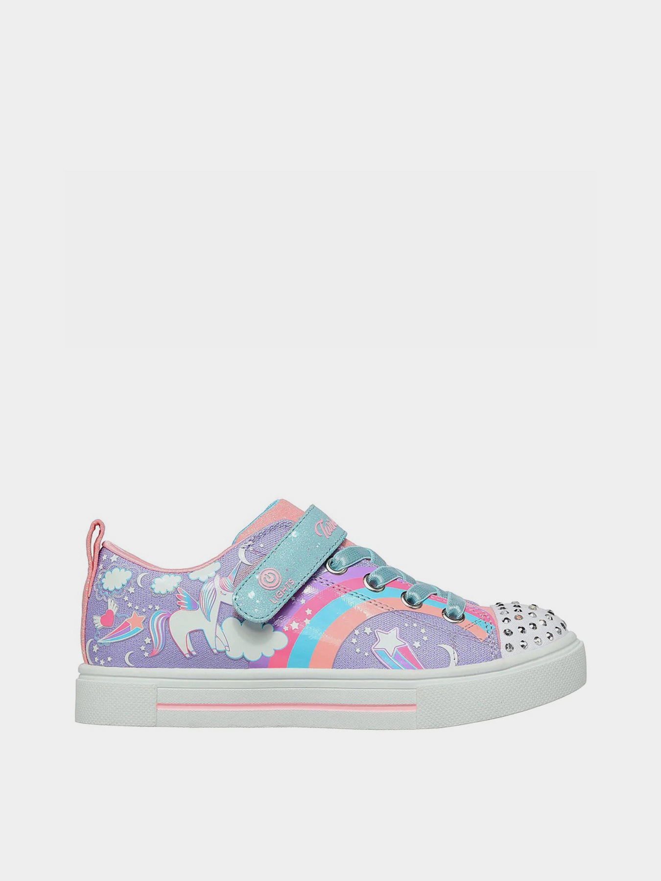 Кеды низкие Skechers Twinkle Sparks-Unicorn Charme модель 314789L LVMT Фото