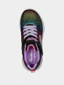 Кроссовки Skechers S Lights: Wavy Beams модель 302338L BKMT Фото